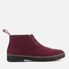 Dr. Martens Men's Mayport Overdyed Twill Canvas Lace Low Boots - Oxblood - Image 1