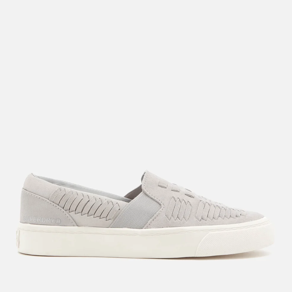 Superdry Women's Dion Luxe Slip-On Trainers - Grey Image 1