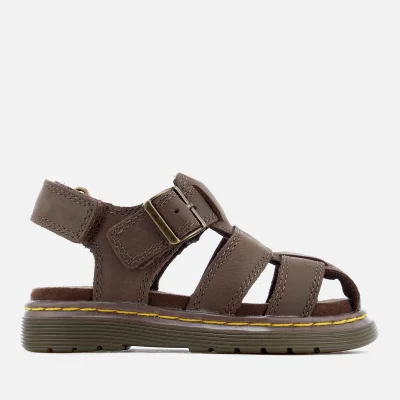 Dr. Martens Toddlers' Moby Wyoming Sandals - Dark Brown