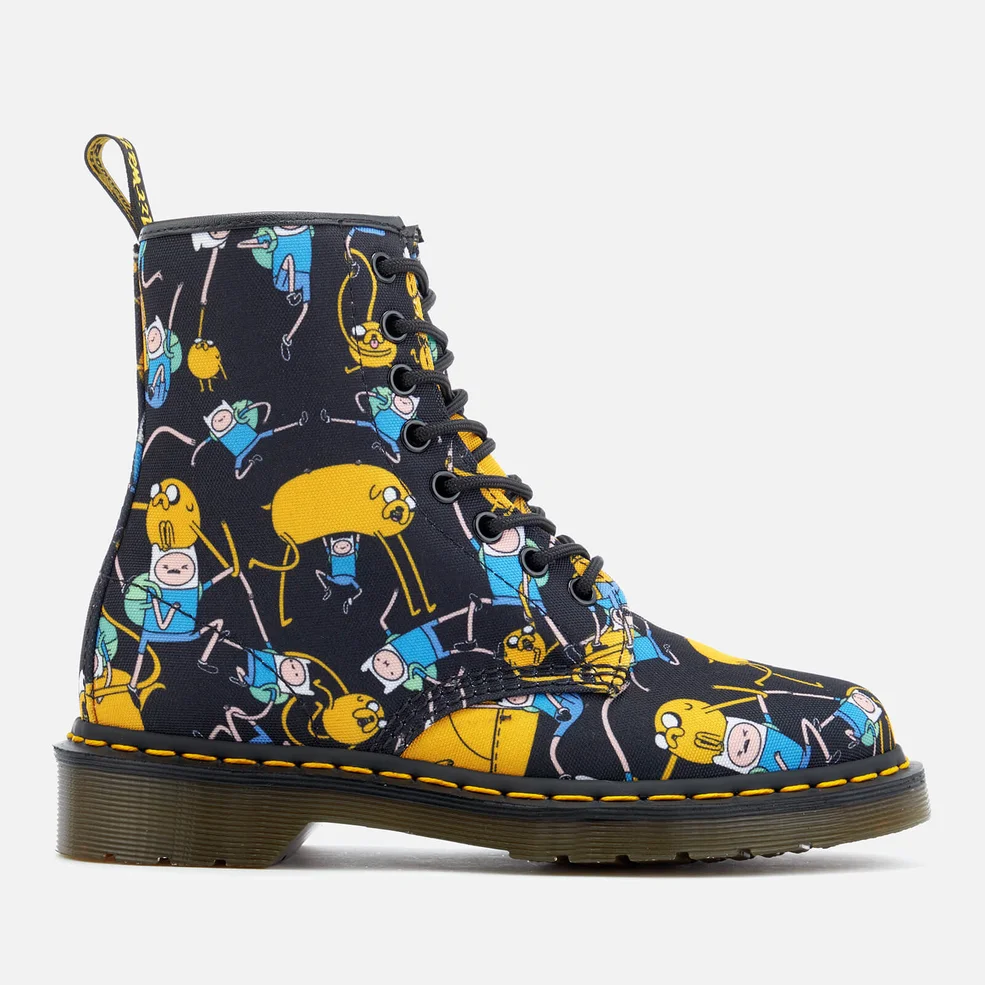 Dr. Martens Toddlers' Castel Character Canvas Lace Low Boots - Multi Image 1