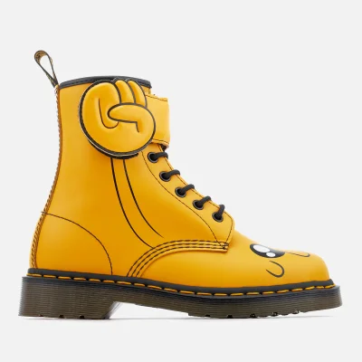 Dr. Martens Toddlers' Jake Boot Smooth and Synthetic PU Lace Low Boots - Yellow
