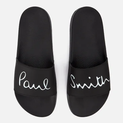 Paul Smith Men's Ruben Logo Slide Sandals - Black