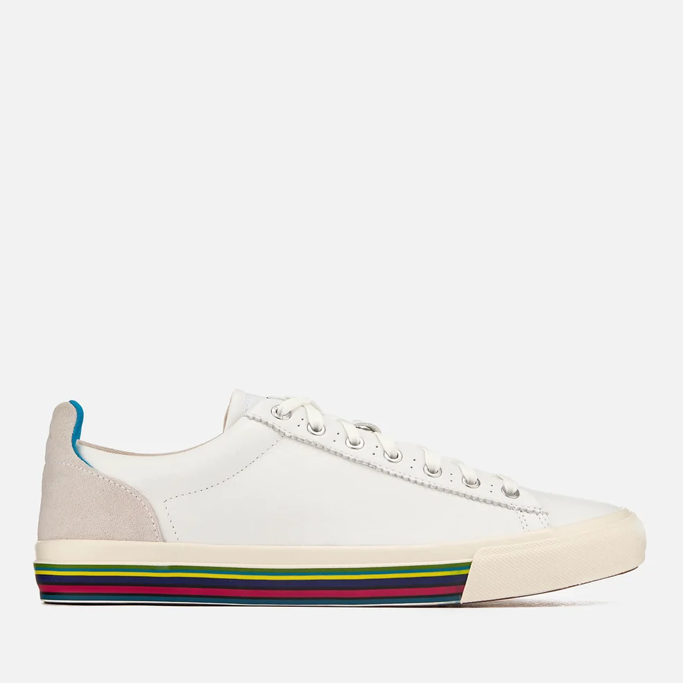 PS by Paul Smith Men's Hooper Leather Cupsole Trainers - White Image 1