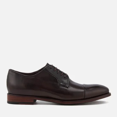 Paul Smith Men's Ernest Leather Toe Cap Derby Shoes - Oxblood
