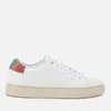 Paul Smith Women's Basso Swirl Back Leather Cupsole Trainers - White - Image 1