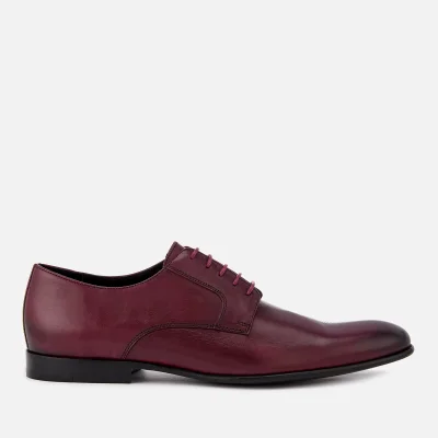 PS Paul Smith Men's Gould Burnished Leather Oxford Shoes - Burgundy