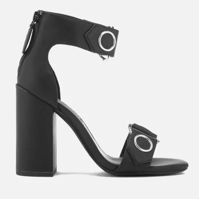 Senso Women's Lala Leather Heeled Sandals - Ebony