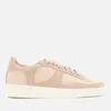 Senso Women's Amelie Leather/Suede Low Top Trainers - Peach - Image 1