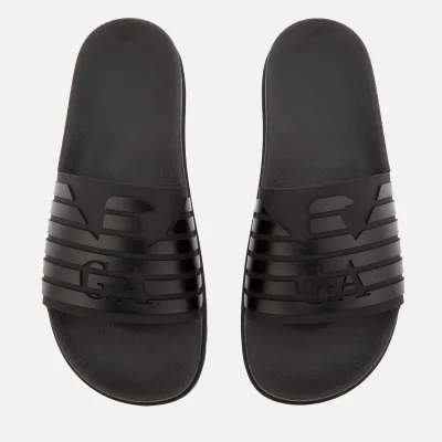 Emporio Armani Men's Slide Sandals - Black