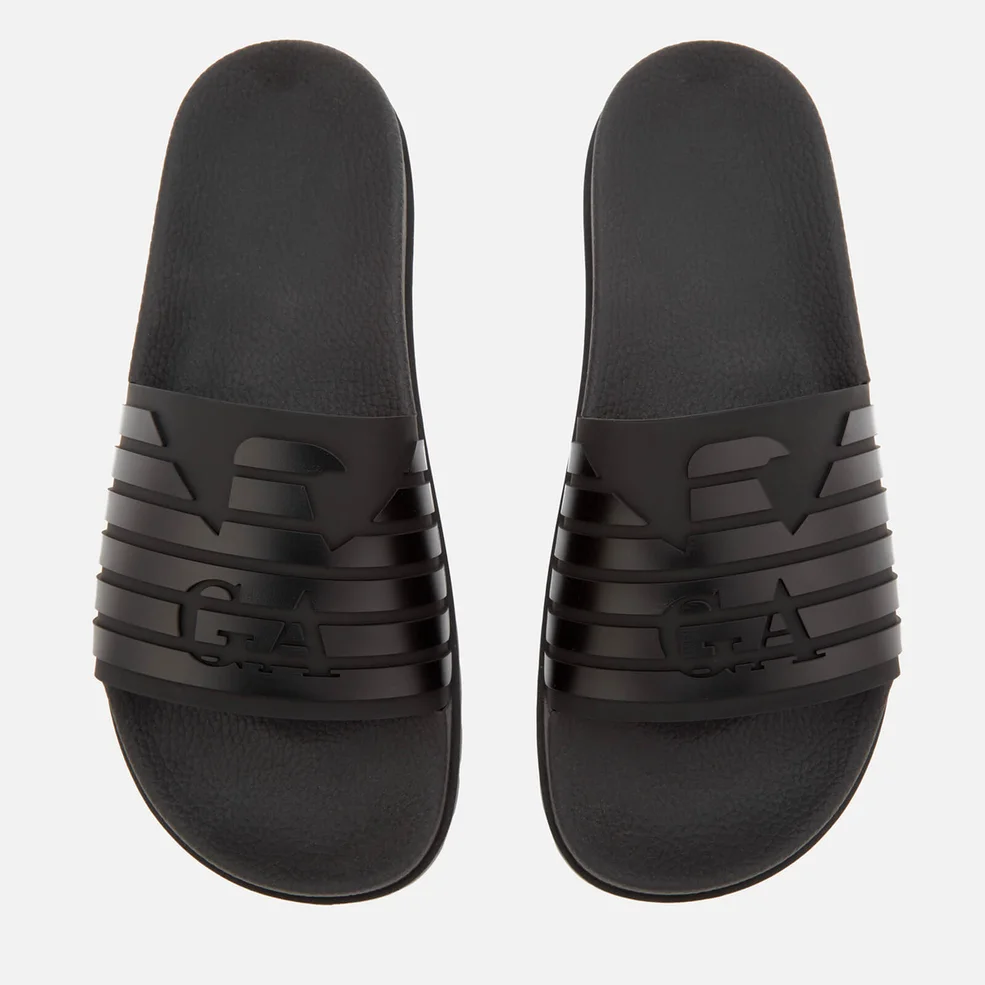Emporio Armani Men's Slide Sandals - Black Image 1