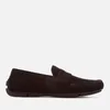 Emporio Armani Men's Suede Driver Shoes - Black - Image 1