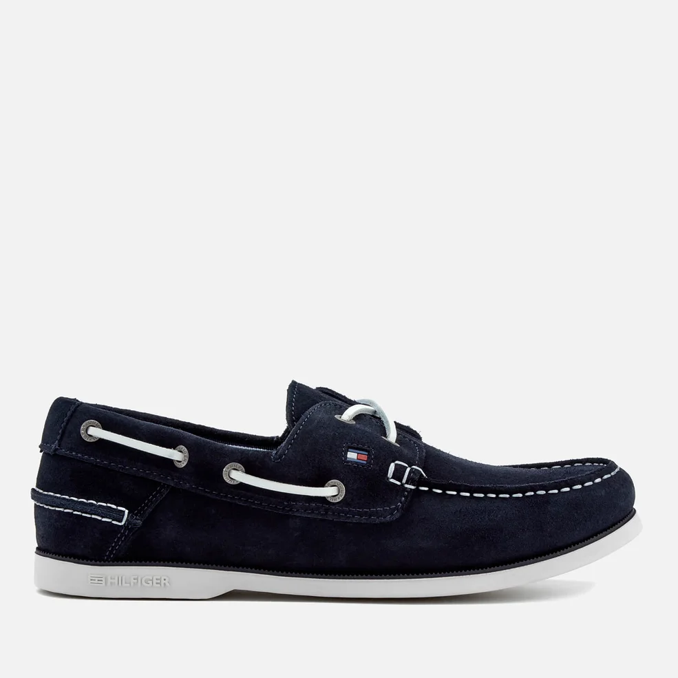 Tommy Hilfiger Men's Classic Suede Boat Shoes - Midnight Image 1