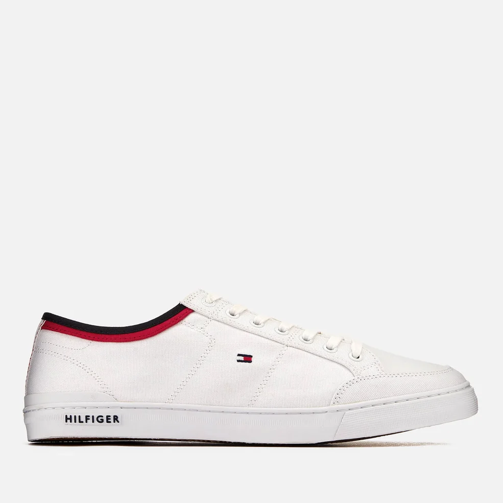 Tommy Hilfiger Men's Core Corporate Canvas Trainers - White Image 1