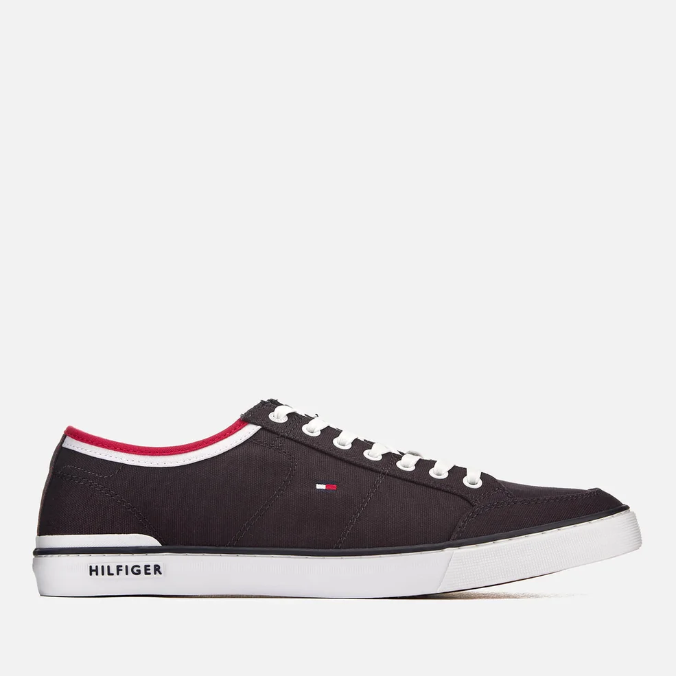 Tommy Hilfiger Men's Core Corporate Canvas Trainers - Midnight Image 1