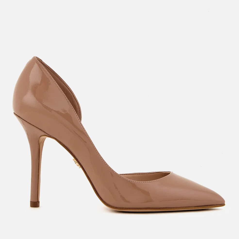 Kurt Geiger London Women's Belgravia Patent Leather Court Shoes - Nude Image 1