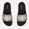 Carvela Women's Kath Slide Sandals - Black/White - Image 1