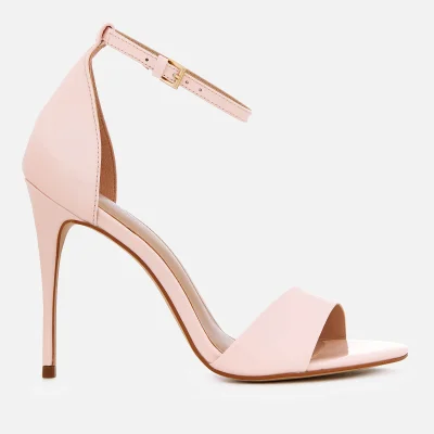 Carvela Women's Glimmer Patent Barely There Heeled Sandals - Nude