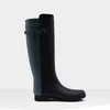 Hunter Women's Original Tall Refined Back Strap Wellies - Navy/Pale Air Force - Image 1