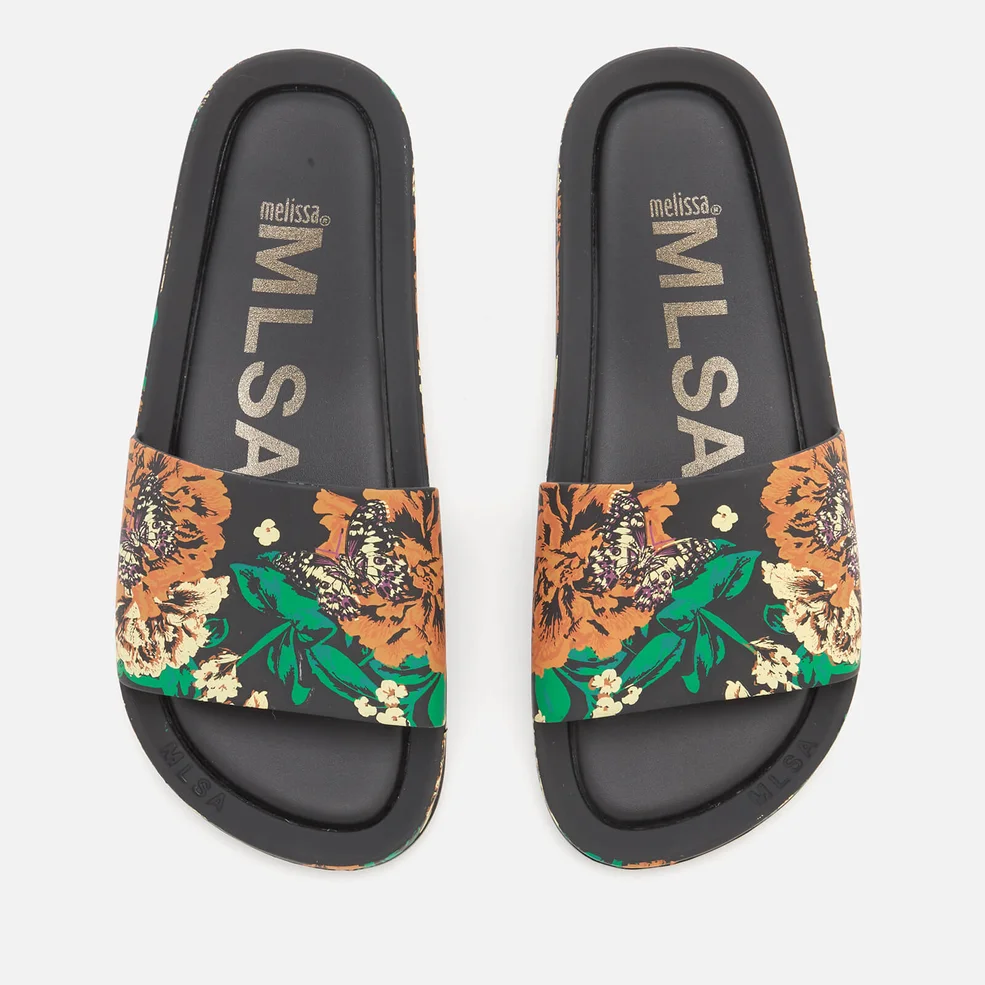 Melissa Women's 3D Beach Slide Sandals - Black Image 1