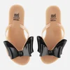 Mini Melissa Kids' Harmonic Tie Bow Toe Post Sandals - Nude/Black - Image 1