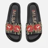 Melissa Women's Flower Pixel Beach Slide Sandals - Black - Image 1