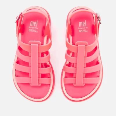 Mini Melissa Kids' Flox 19 Sandals - Neon Pink