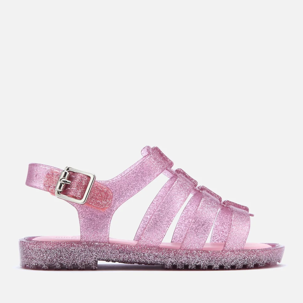 Mini Melissa Toddlers Flox 19 Sandals - Pink Glitter Image 1