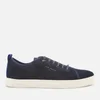 Ted Baker Men's Kaliix Perforated Suede Low Top Trainers - Dark Blue - Image 1