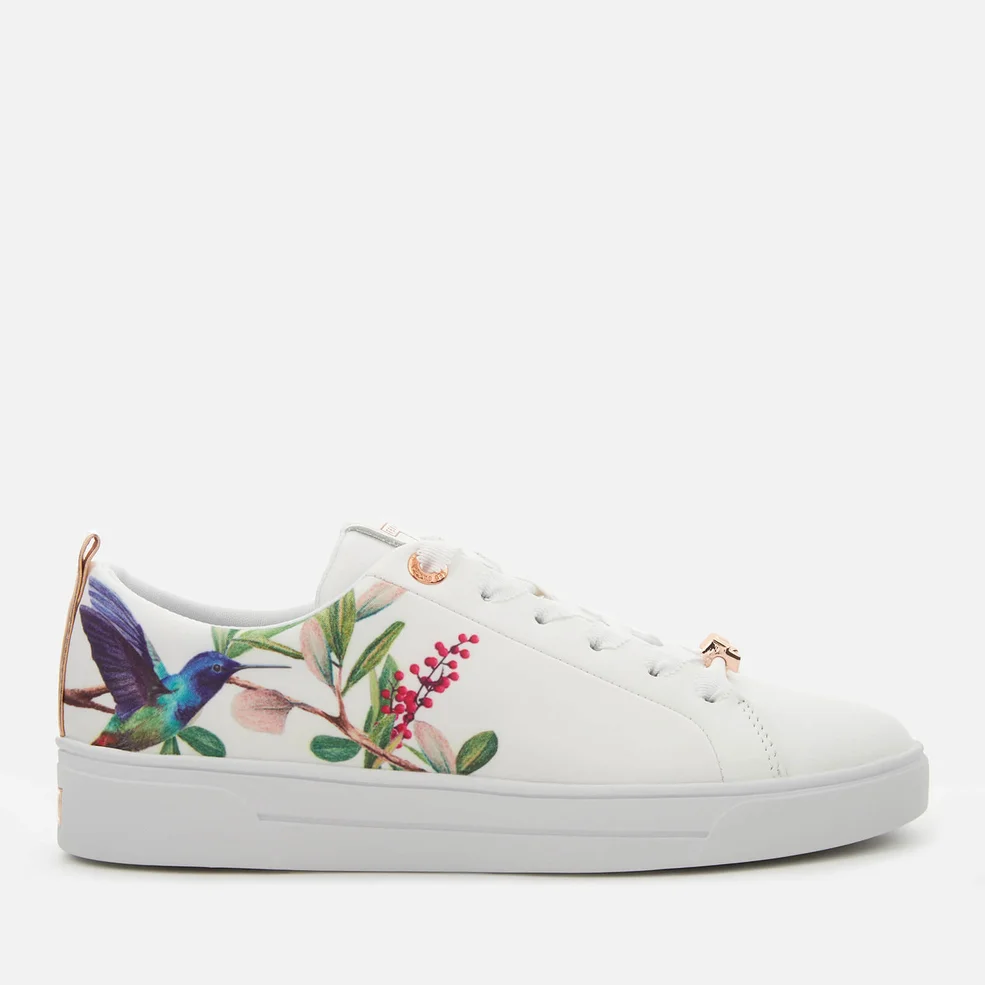 Ted Baker Women's Ahfira Floral Low Top Trainers - Highgrove Hummingbird Image 1