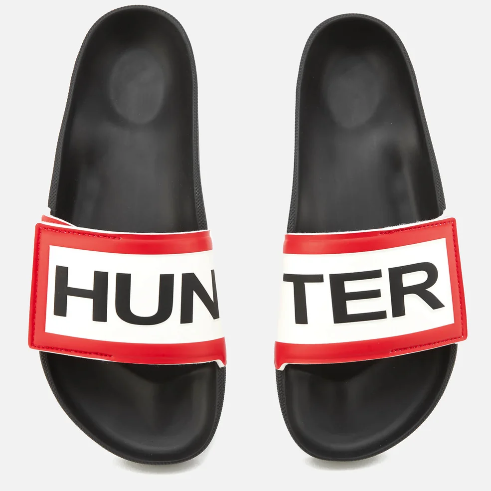 Hunter Men's Original Adjustable Logo Slide Sandals - Black Image 1