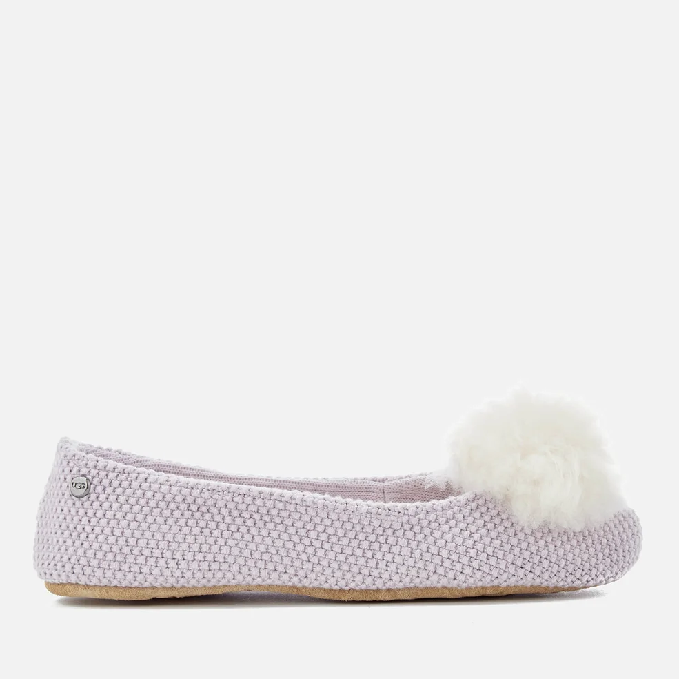 UGG Women's Andi Cotton Knitted Slippers - Lavender Fog Image 1