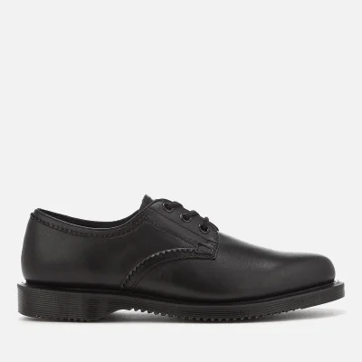 Dr. Martens Women's Trulia Temperley Leather 3-Eye Flat Shoes - Black