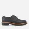 Dr. Martens Men's 1461 Straw Grain/Polished Leather 3-Eye Shoes - Black - Image 1