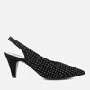 Rebecca Minkoff Women's Simona Studs Suede Sling Back Court Shoes - Black - Image 1