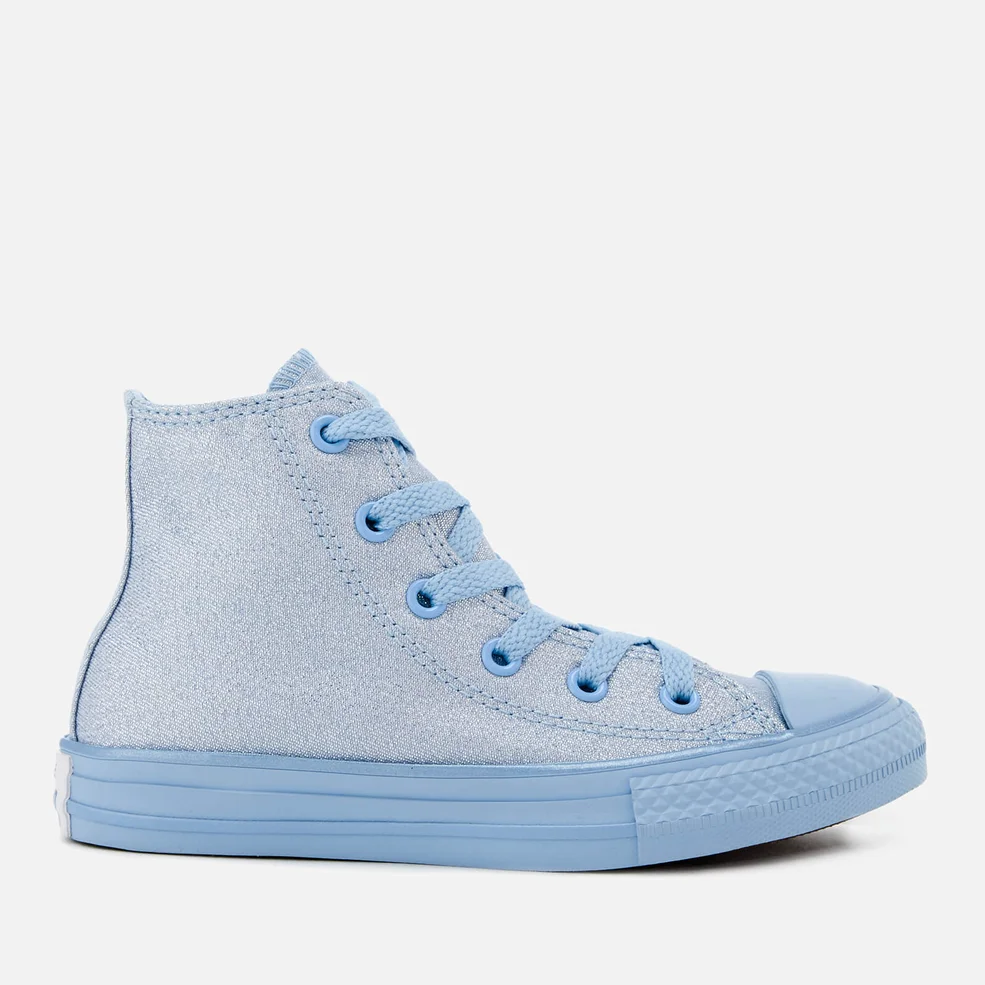 Converse Kids' Chuck Taylor All Star Hi-Top Trainers - Blue Chill/Blue Chill Image 1