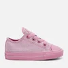 Converse Toddlers' Chuck Taylor All Star Ox Trainers - Light Orchid/Silver - Image 1