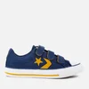 Converse Kids' Star Player Ev 3V Ox Trainers - Navy/Mineral Yellow/White - Image 1