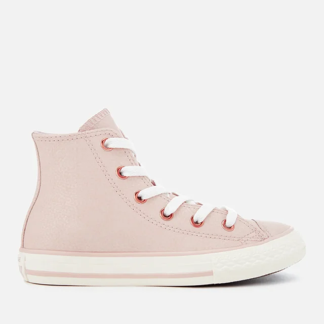 Converse Kids' Chuck Taylor All Star Hi-Top Trainers - Particle Beige/Egret/Rose Gold