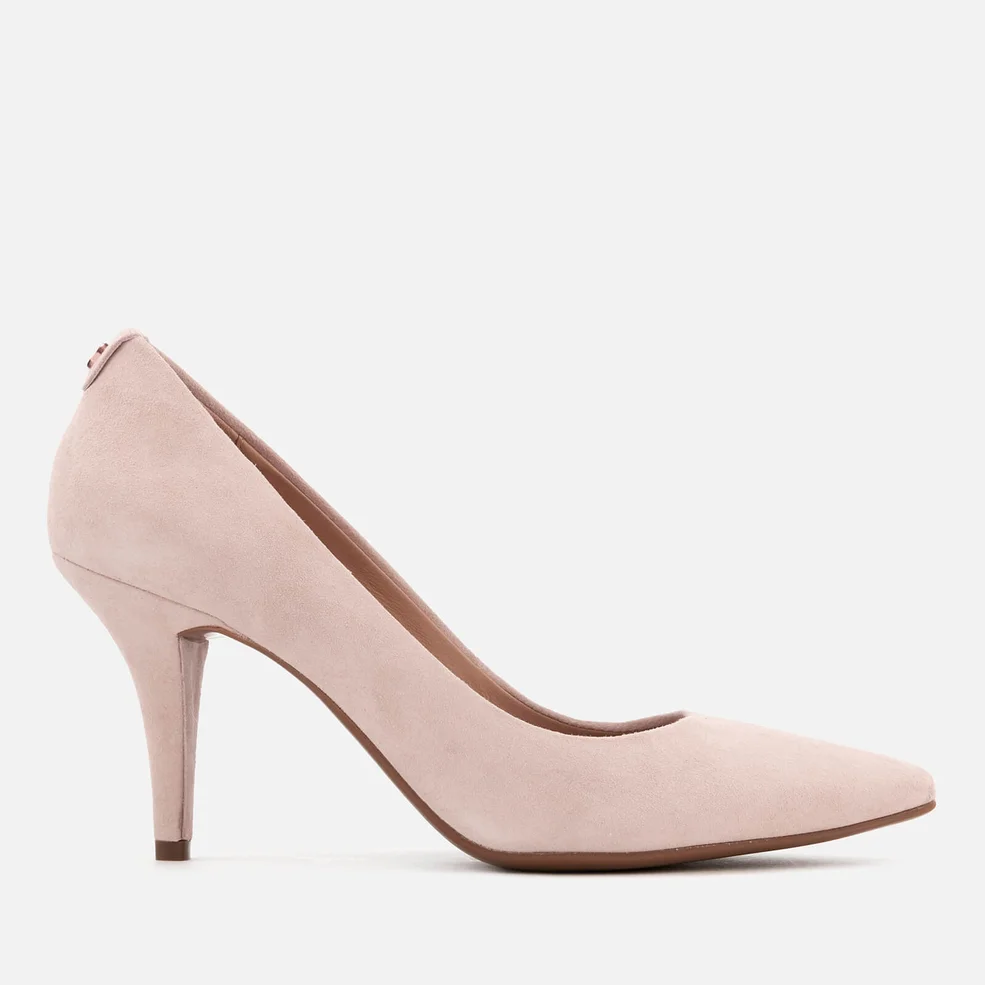 MICHAEL MICHAEL KORS Women's MK-Flex Suede Court Shoes - Soft Pink Image 1