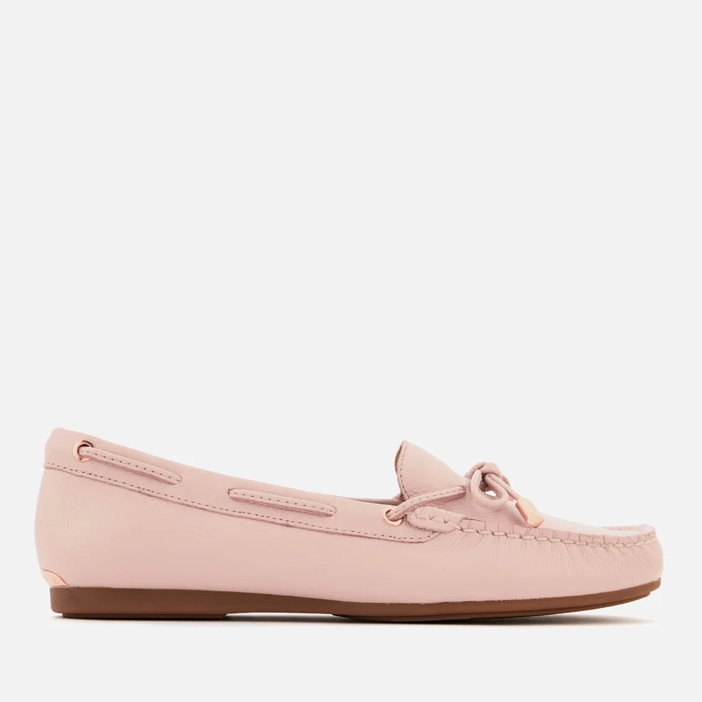 MICHAEL MICHAEL KORS Women's Sutton Tumbled Leather Moc Driver Shoes - Soft Pink Image 1