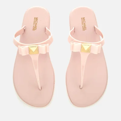 MICHAEL MICHAEL KORS Women's Caroline Jelly Toe Post Sandals - Soft Pink