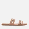 Steve Madden Women's Jessy Leather Double Strap Sandals - Nude - Image 1
