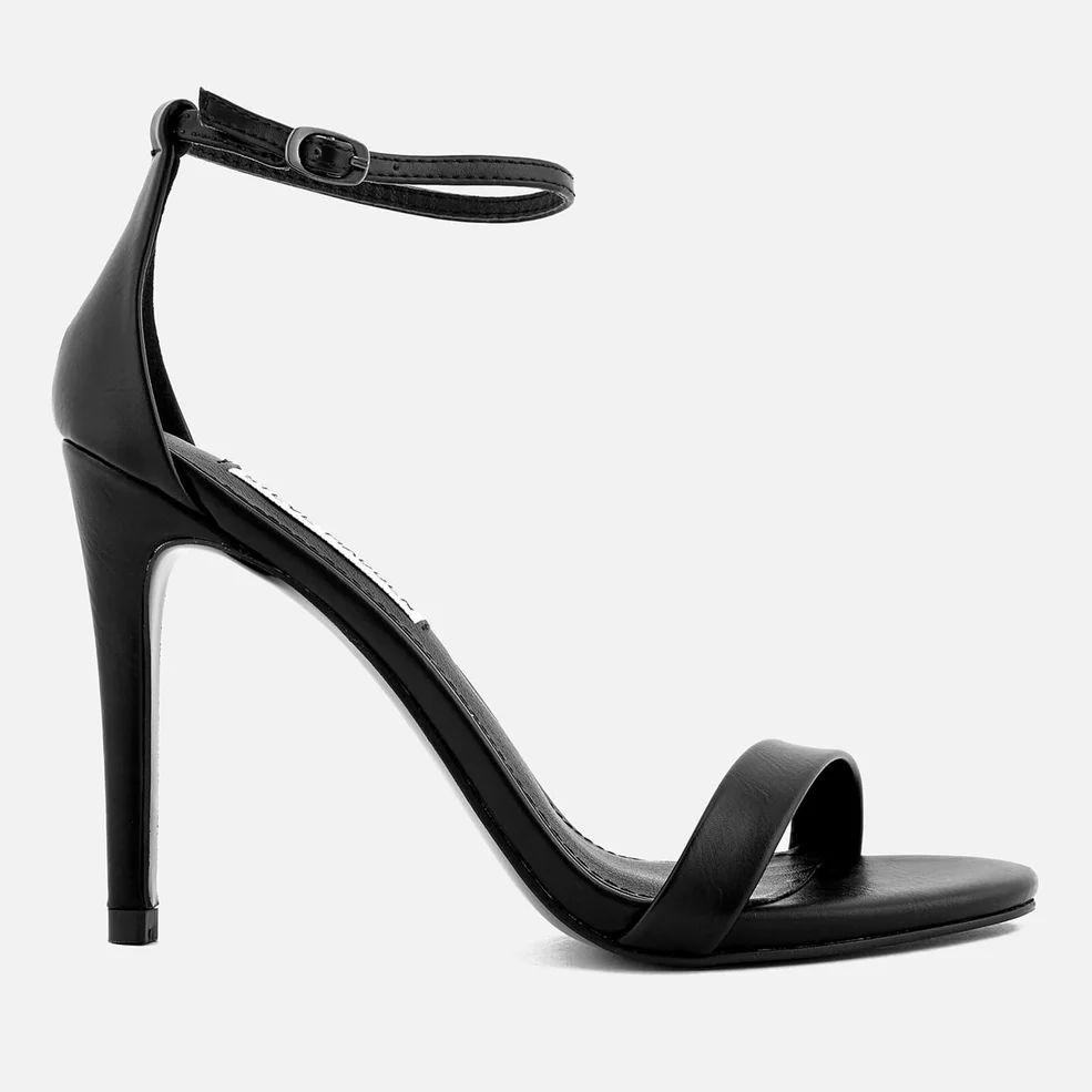 Steve Madden Women's Stecy Barely There Heeled Sandals - Black Image 1