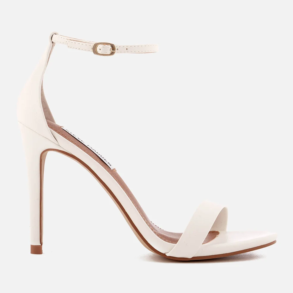 Steve Madden Women's Stecy Barely There Heeled Sandals - White Image 1