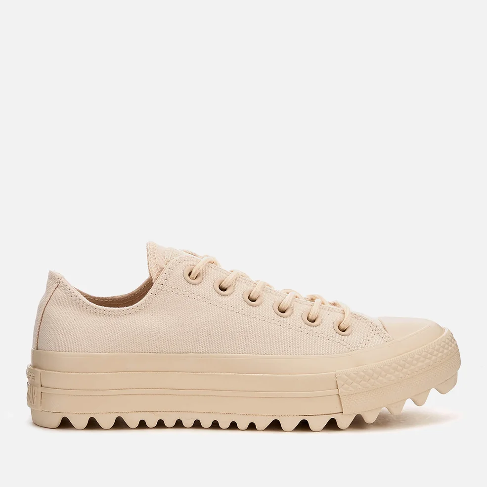 Converse Women's Chuck Taylor All Star Ripple Ox Trainers - Natural Image 1