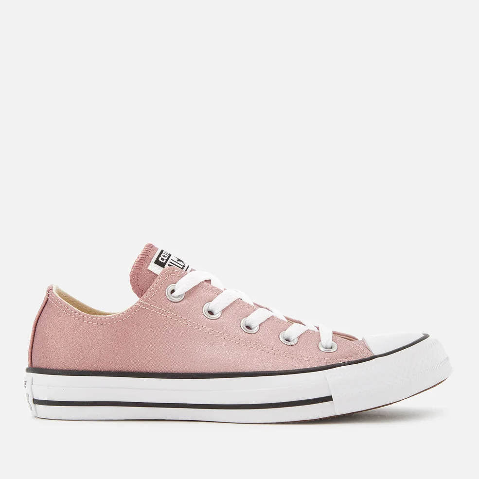 Converse Women's Chuck Taylor All Star Ox Trainers - Particle Beige/Saddle/White Image 1