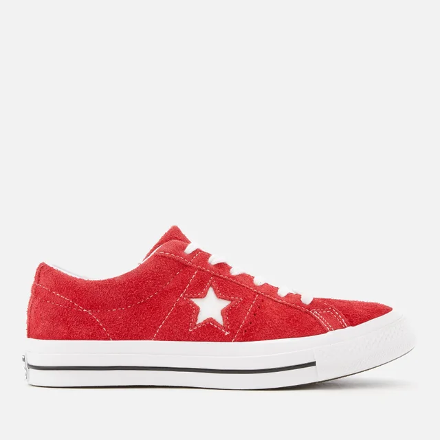Converse One Star Ox Trainers - Red/White