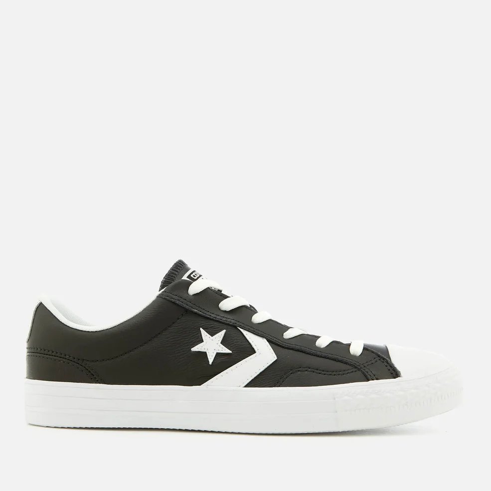 Converse Men's Star Player Ox Trainers - Black/White Image 1