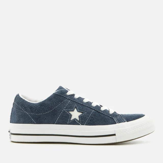 Converse One Star Ox Trainers - Navy/White