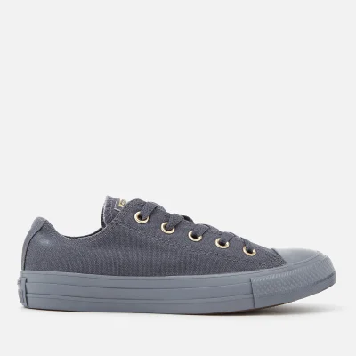 Converse Women's Chuck Taylor All Star Ox Trainers - Light Carbon/Gold